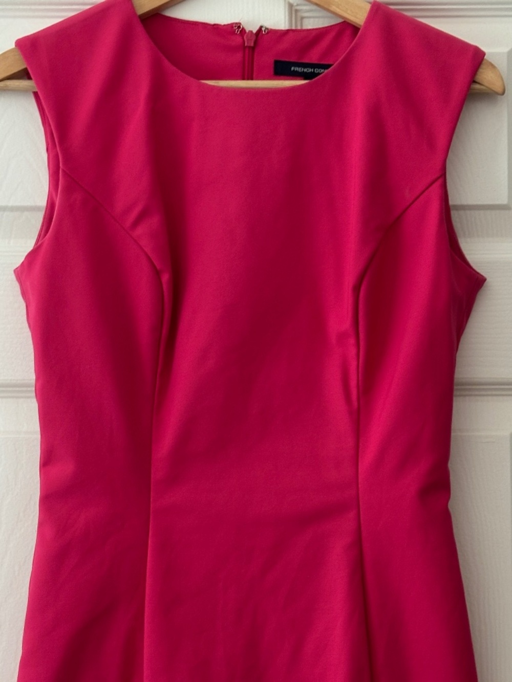 French Connection Sheath Dress - Fuchsia Pink Size 4 - Picture 4 of 8